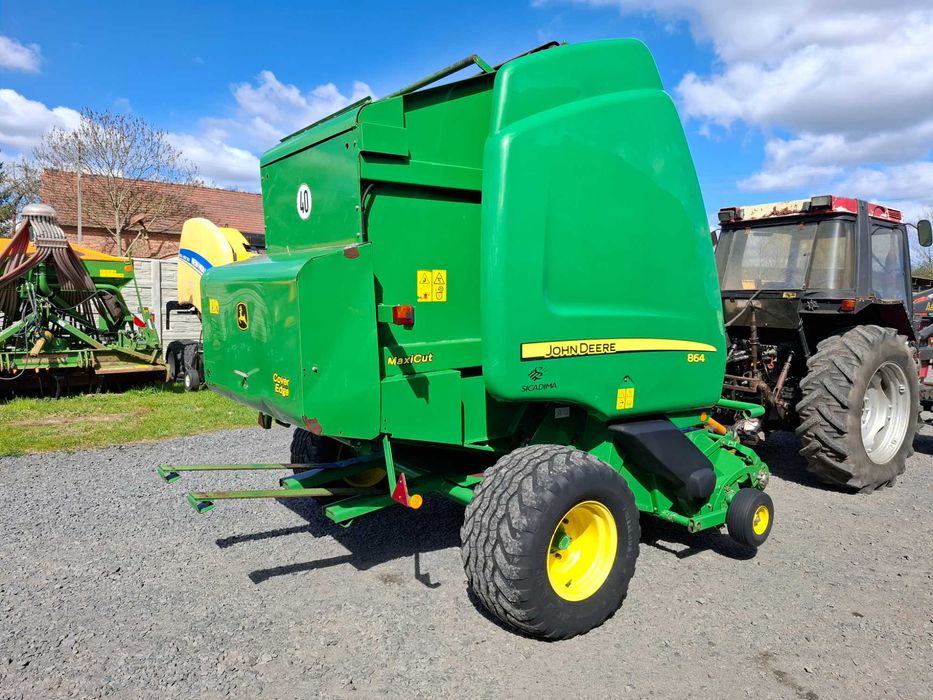 JOHN DEERE 864, rotor + noże, siatka, 2013r, prasa
