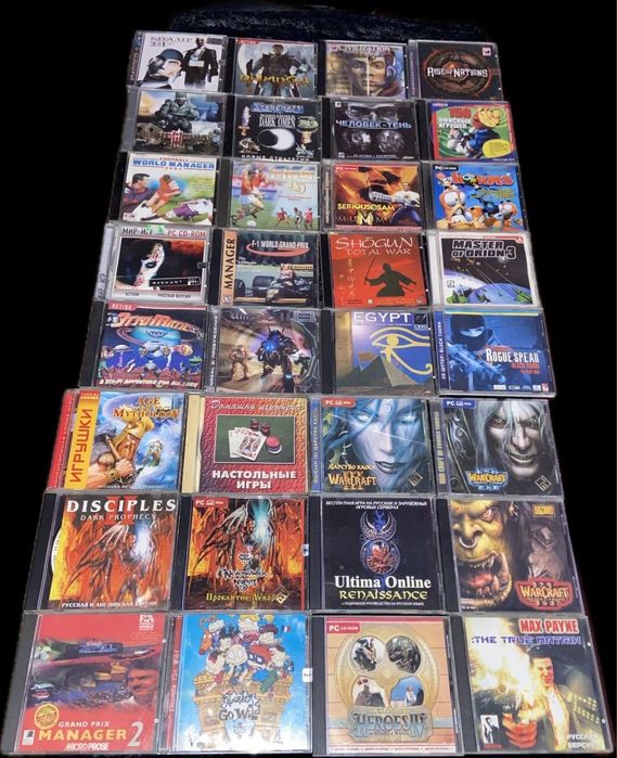 Диски с играми на ПК,