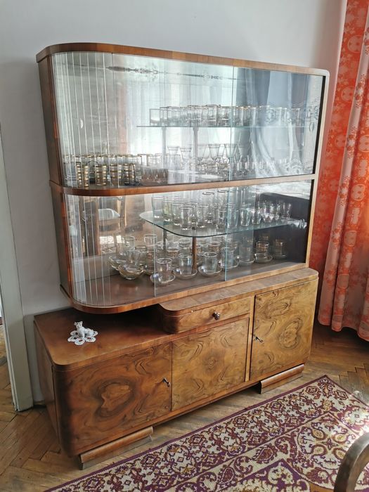 Witryna art deco antyk PRL