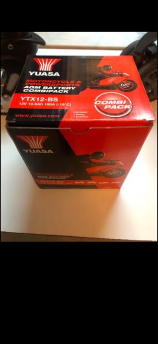 Bateria yuasa para mota