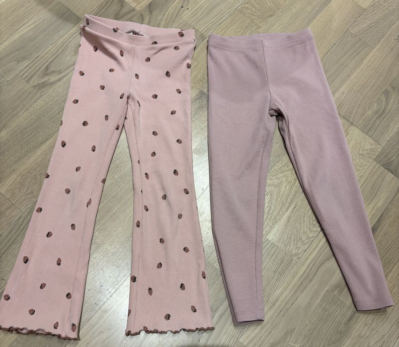 Spodnie dziewczęce 2 pary H&M
