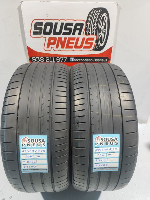 2 pneus semi novos 275-40R20 Pirelli - Oferta dos Portes