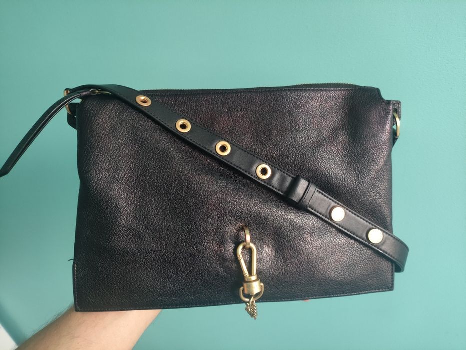 Torebka skórzana Allsaints Sheringham premium
