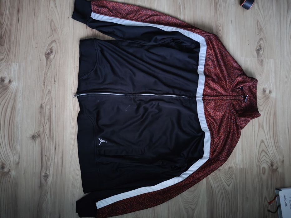 Jordan bluza sportowa męska rozpinana 3XL czarno-czerwona