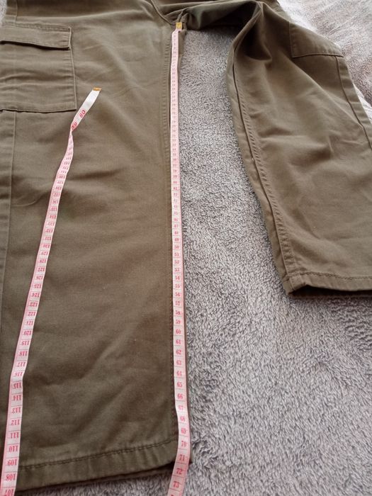 Jeansy cargo  38 bawełna 100%