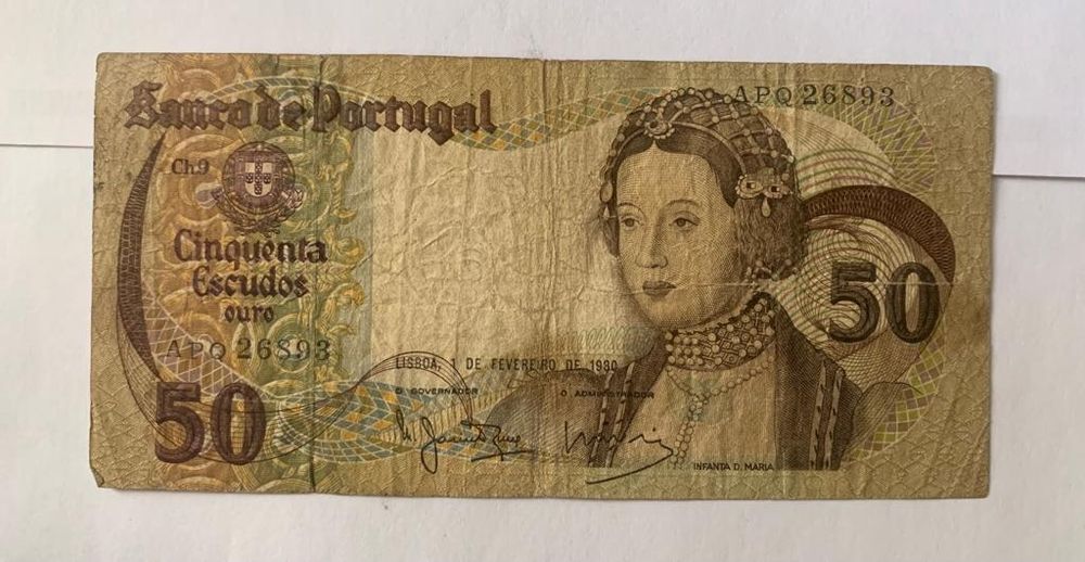 Lotes de 4 Moedas de 50 escudos ou individualmente