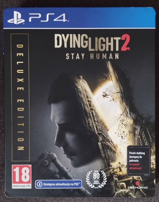 DYING LIGHT 2 Stay Human  Deluxe Edition + Steelbook na PS4 / Jak nowa