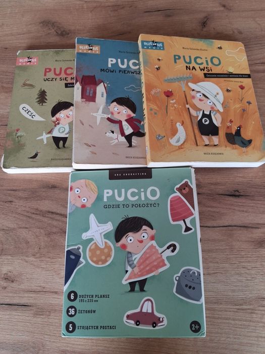 3 ksiazki Pucio+ gra