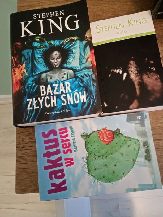 Książki Bazar złych snów, cujo, kaktus w sercu