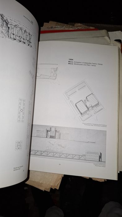 Tomás Taveira arquitectura desenhos objectos 1986 autografado
