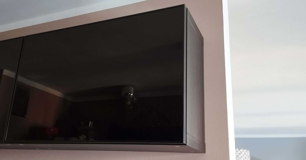 2 x szafka ścienna ciemny brąz BESTA IKEA