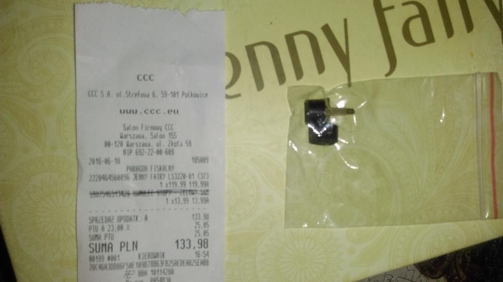 Czarne sandały szpilki CCC rozm. 37