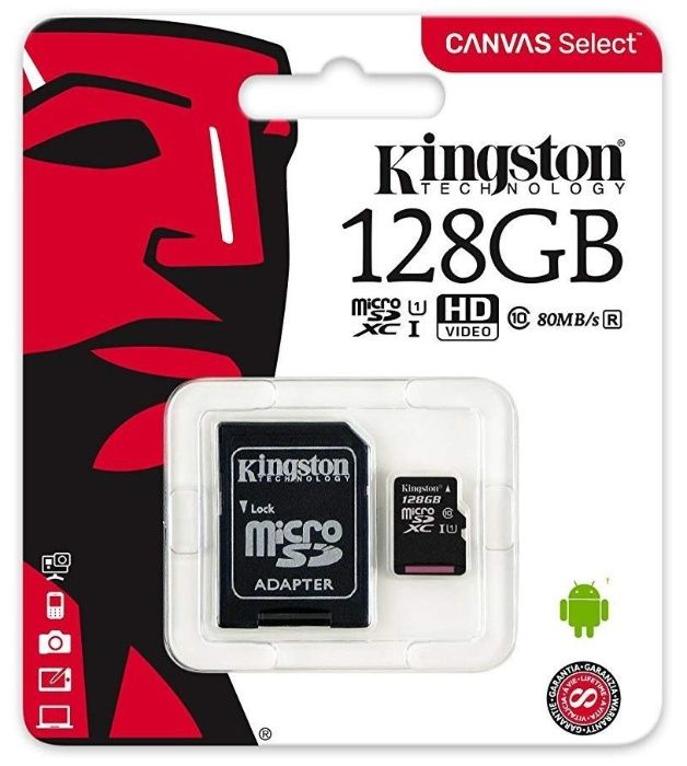 Kingston Memory Cards (32, 128 GB)64585704135553120
