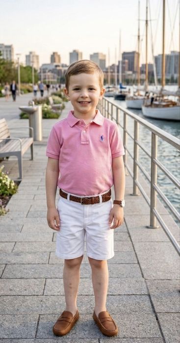 Шорты Zara и футболка Polo Ralph Lauren на мальчика 5лет