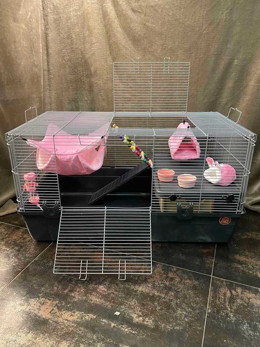 Клітка для хомяка чи щурика з аксесуарами