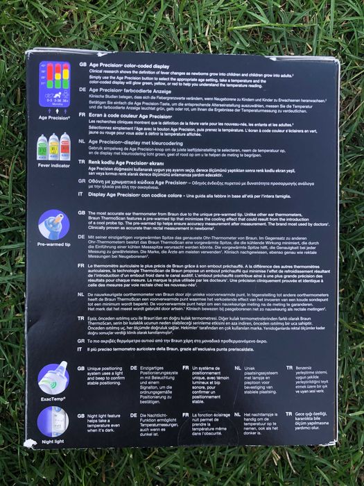 termometr Braun ThermoScan7 z technologią Age Precision model IRT 6520