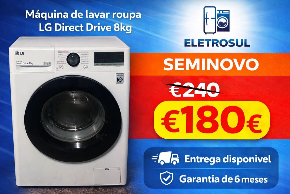 Maquinas de lavar roupa com garantia!