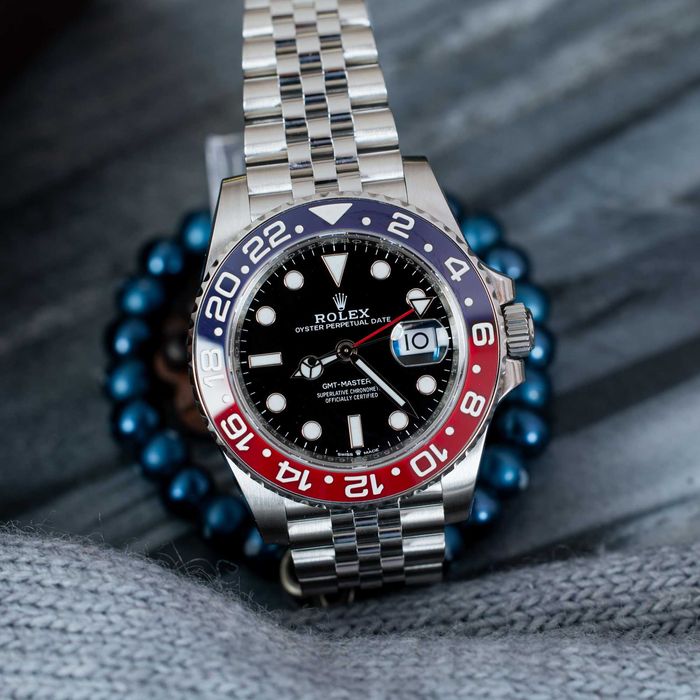 Rolex GMT-Master II “Pepsi” – Jubilee Ref. 126710BLRO