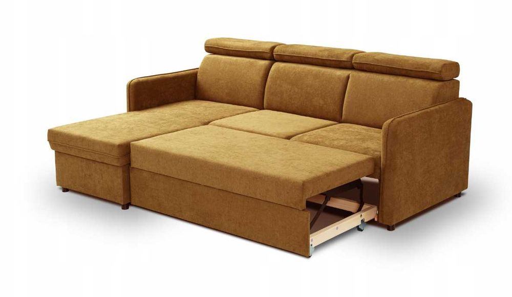 Narożnik rozkładany REAL 217 cm, Funkcja spania, ,Pojemnik, Producent