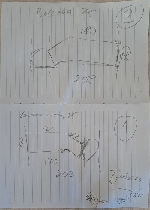 Стол офисный светлый