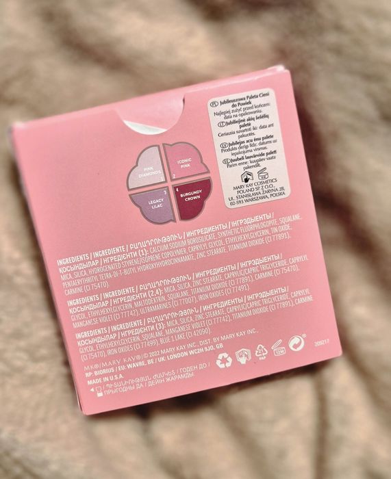 Nowa jubileuszowa paleta 60 lat Mary Kay