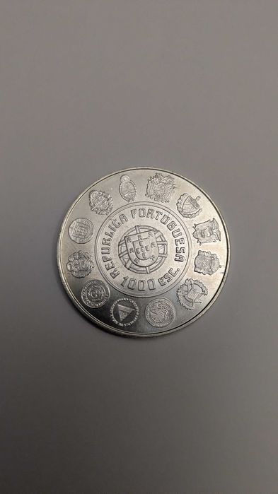 Moedas coleção prata