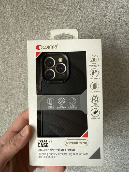 Кевларовий чохол для iPhone 15 Pro Max