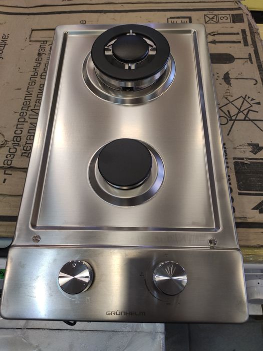 Варочная газовая поверхность GRUNHELM  нержавейка Турция