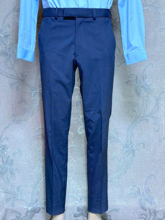 Мужской костюм двойка 46 размер на свадьбу синий нарядный