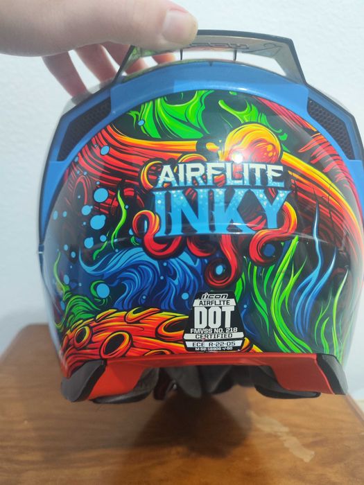 Capacete Icon Airflite Inky M-58