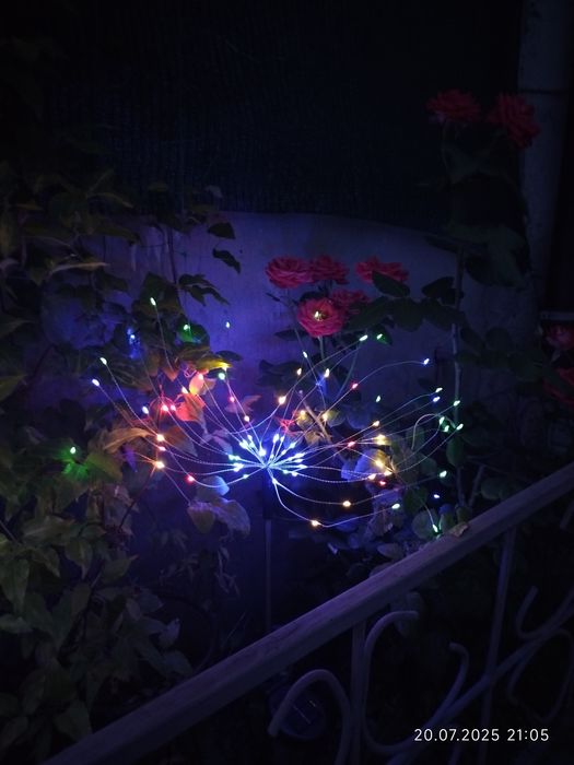 Садовый led фонтан