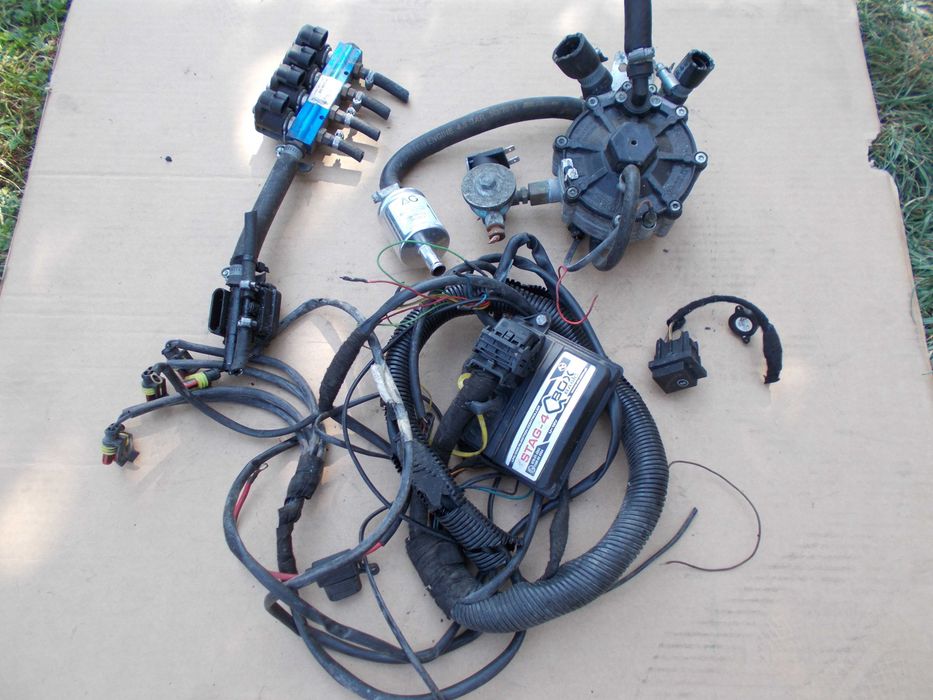 instalacja LPG gazowa sekwencja STAG 4 Q-BOX qbox R01 ac w01-4 150km