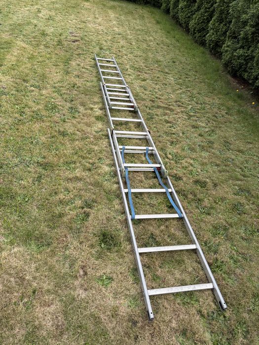 Drabina aluminiowa trzyczęściowa