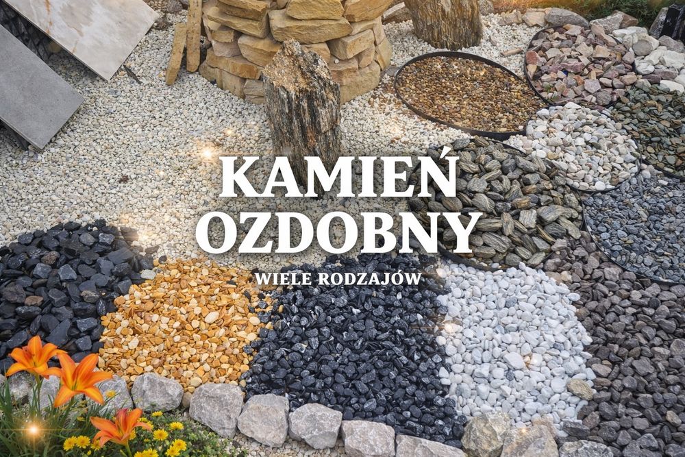 Kamień ozdobny Granit/Kora kamienna/Piasek Kinetyczny