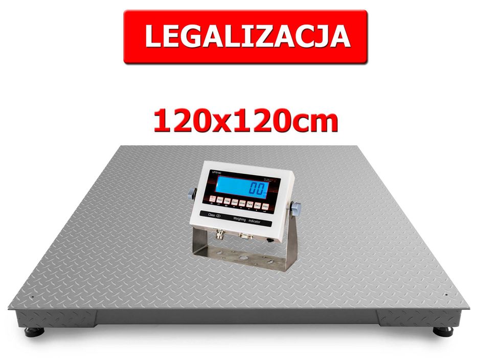 NOWA Waga Platformowa Paletowa Magazynowa Palety 1,2x1,2 LEGALIZACJA