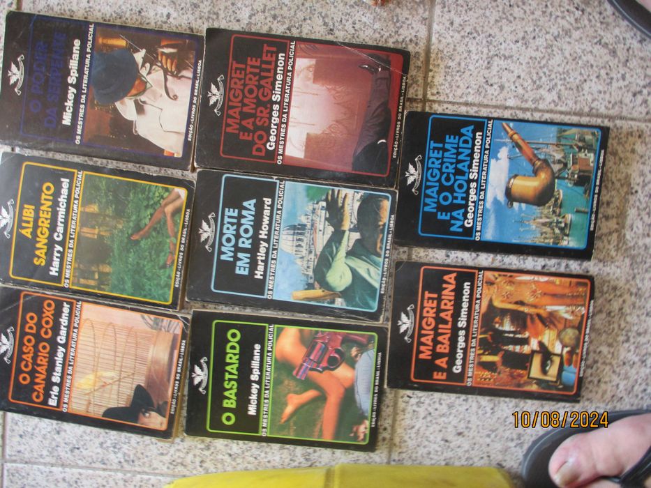 8 livros antigos da colecção vampiro