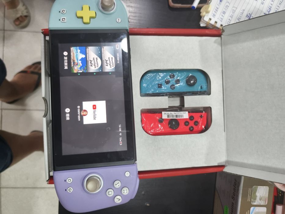 Nintendo Switch V2 | Sem drift | Acessórios originais + bolsa + cartão 512GB + oferta comandos Mobapad | Sem jogos