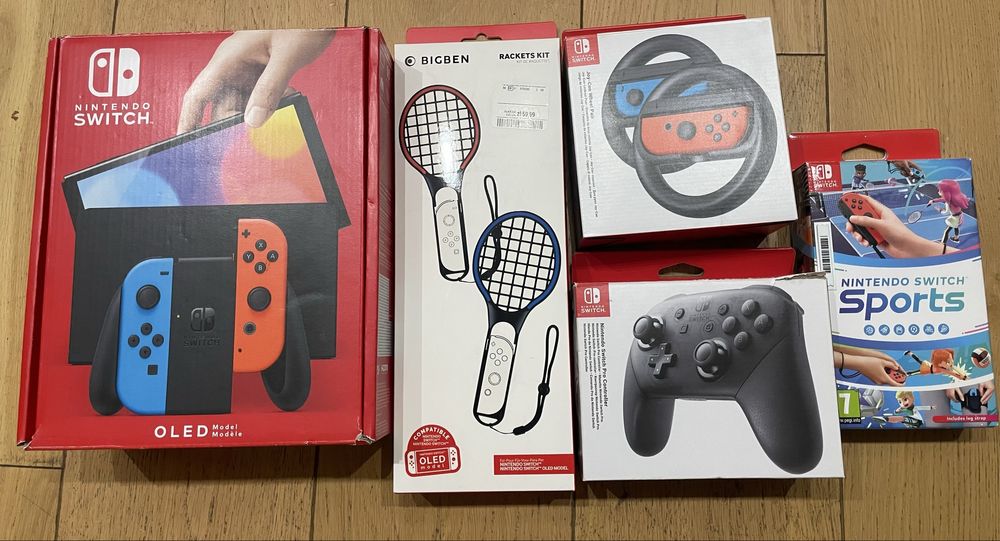 Nintendo Switch Oled + akcesoria