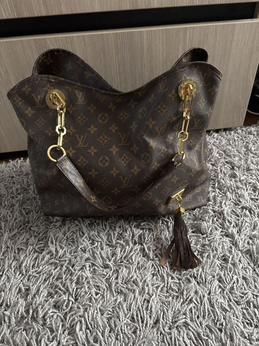 Torba LV duża brązowa