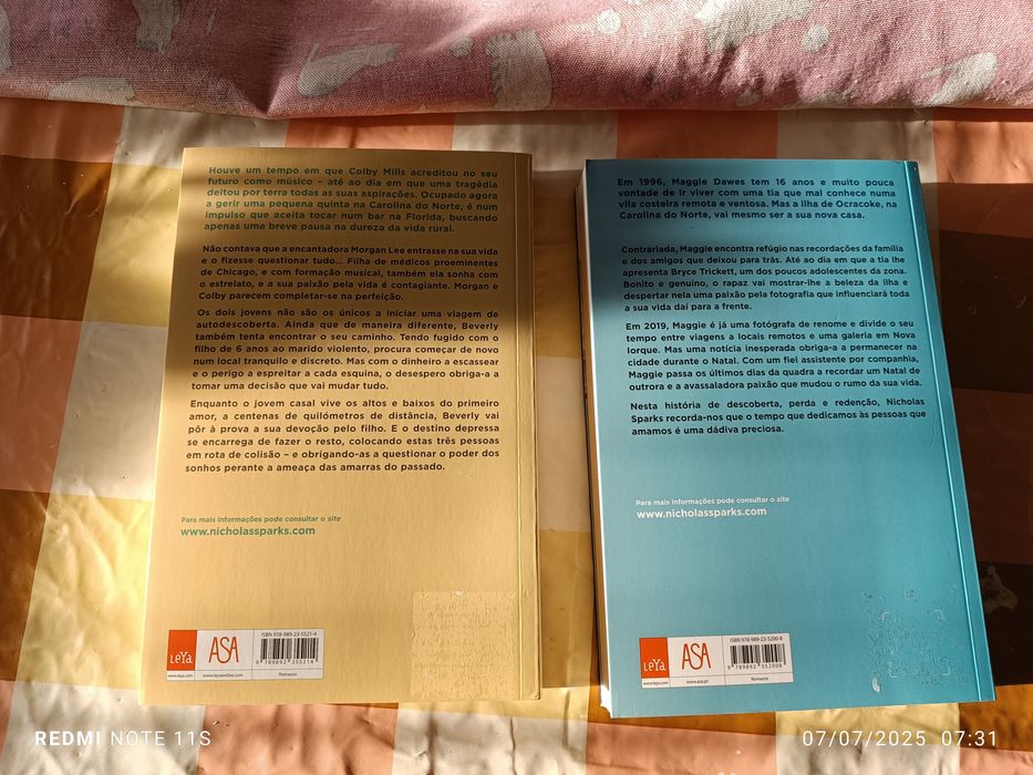 Livros NOVOS Nicholas Sparks