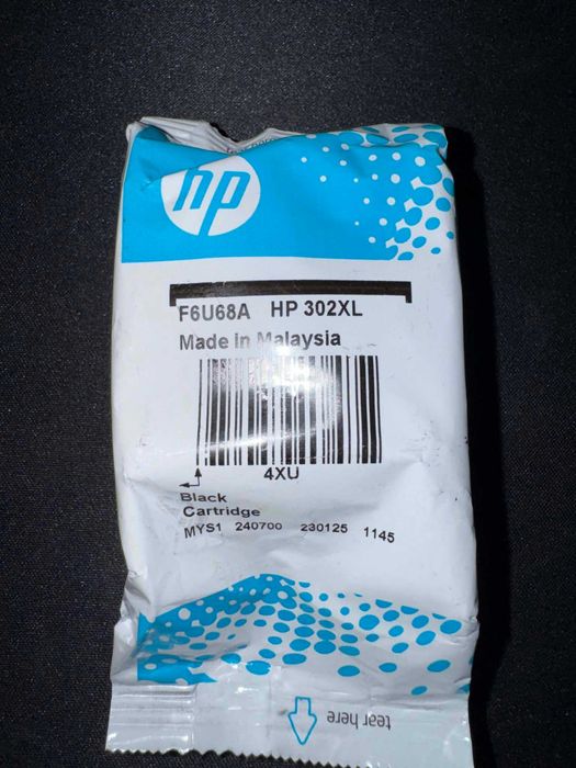 Oryginalny Tusz HP 302XL Czarny