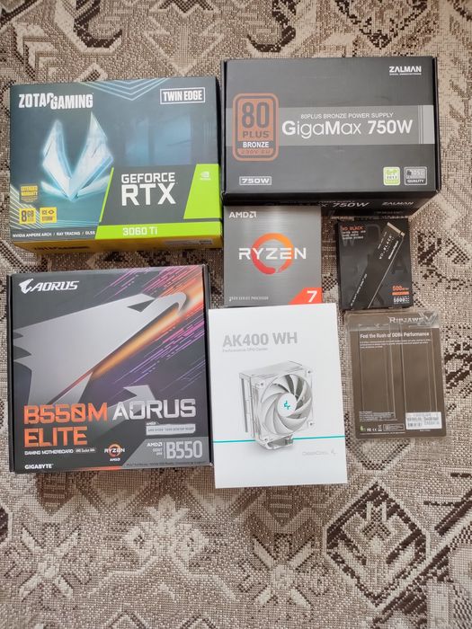 Комп'ютер,ПК Ryzen7 5700x + RTX 3060t i+ 32Gb ram
