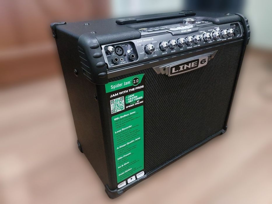 Комбопідсилювач Line 6 spider jam 75w + FBV2