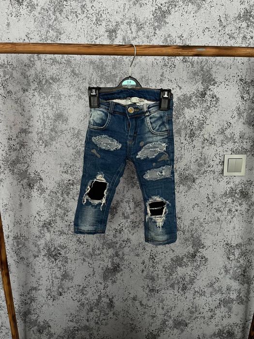 Утеплені джинси.Дитячі джинси 9/12м.