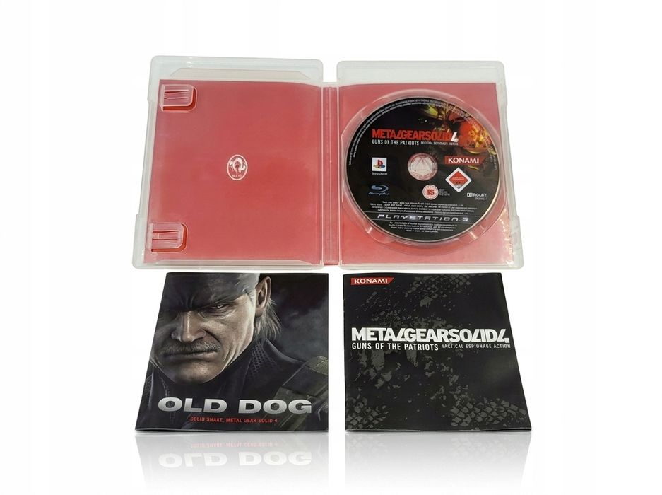 Metal gear solid 4 ps3 gra playstation 3 oryginalna
