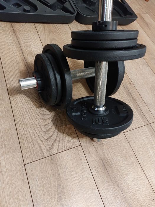 Hantle 20kg Domyos w walizce