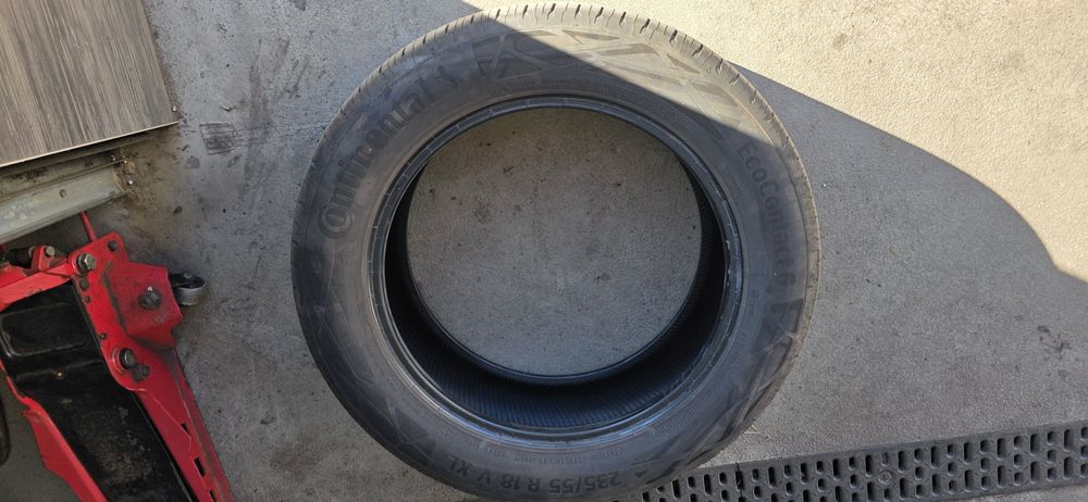 Komplet opon Continental EcoContact 6 235/55 R18, Letnie jeżdżone 6msc