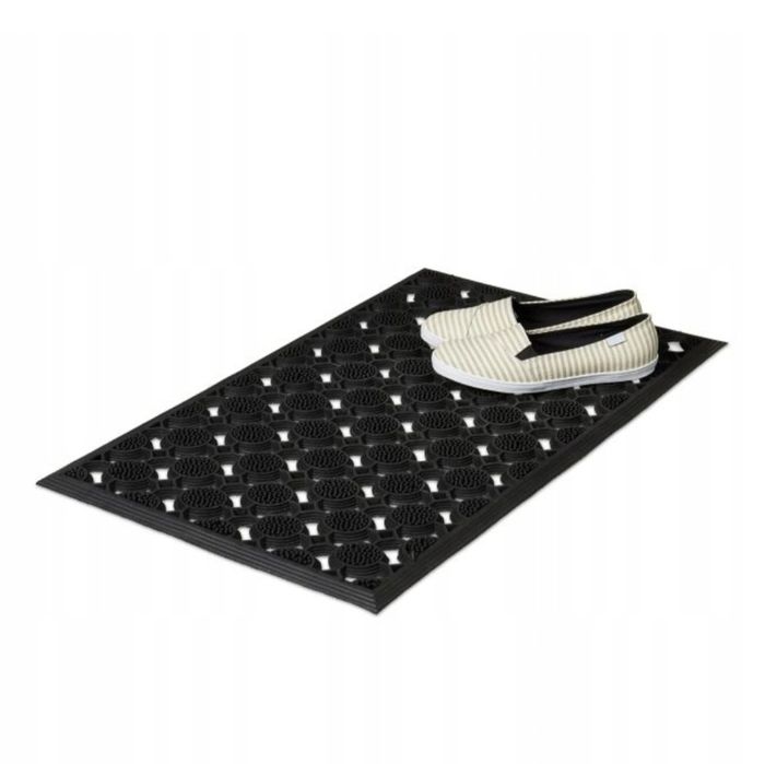 Relaxdays Wycieraczka gotowa gumowa na zewnątrz 45 x 75 cm