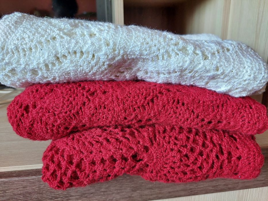 Шаль, шарф в'язаний, новий (ручна робота)