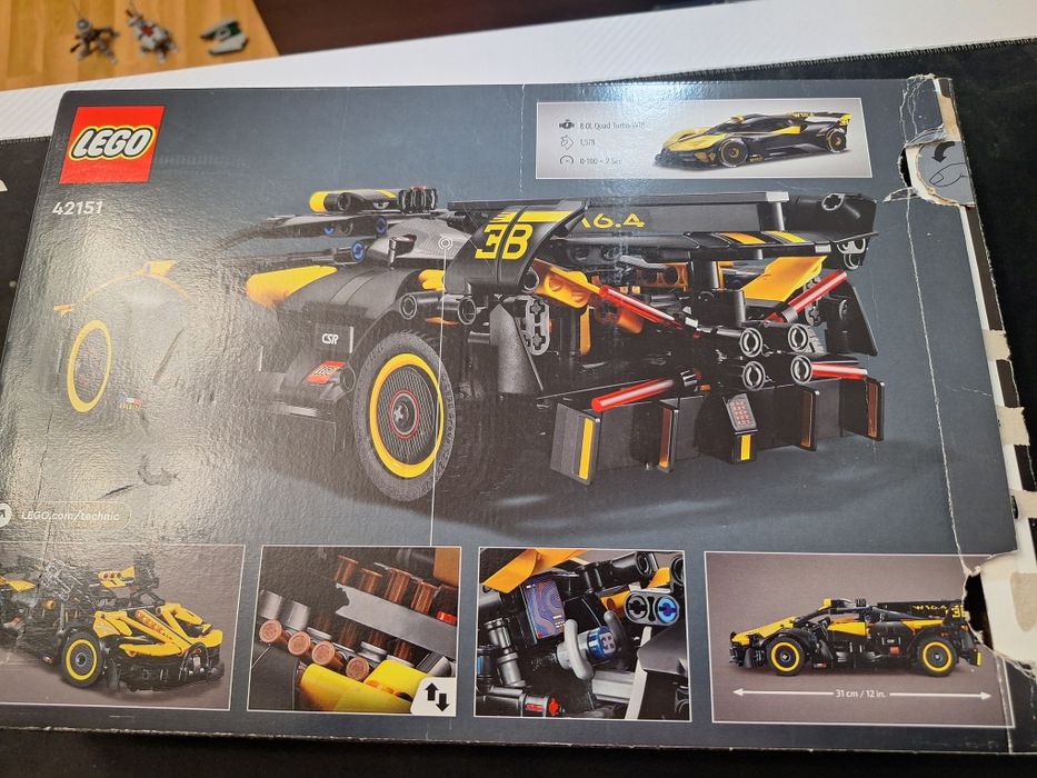 Zestaw lego technic buggati bolide